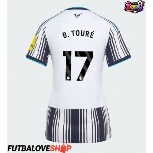 Dres Newcastle United Bazoumana Toure #17 Domáci pre Ženy 2026-27 Krátky Rukáv